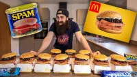 McDonald's Spam & Oreo Burger Challenge thumbnail
