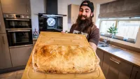 Christmas Leftovers Calzone Challenge thumbnail
