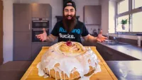 Giant Iced Bun Challenge thumbnail