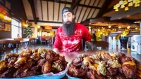 Double Festive Flaming Wing Challenge thumbnail