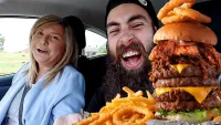 Flaming Burger Challenge thumbnail
