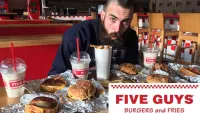 Five Guys 10,000 Calorie Take Down Challenge thumbnail