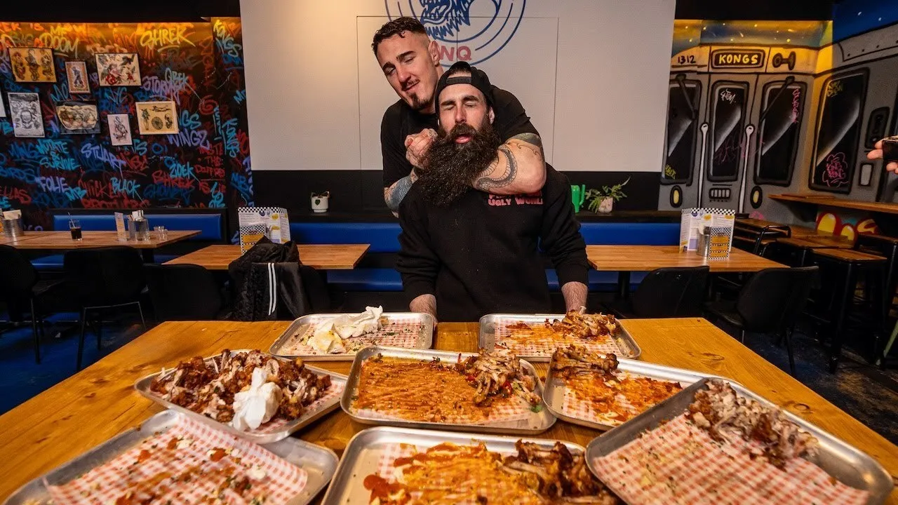 Thumbnail for the All-You-Can-Eat-Wings Challenge at Kong's video