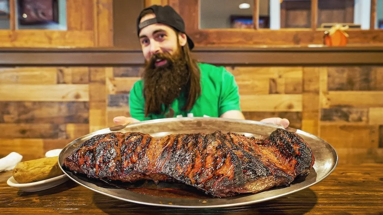 Thumbnail for the 76oz Steak Challenge at J&R's video