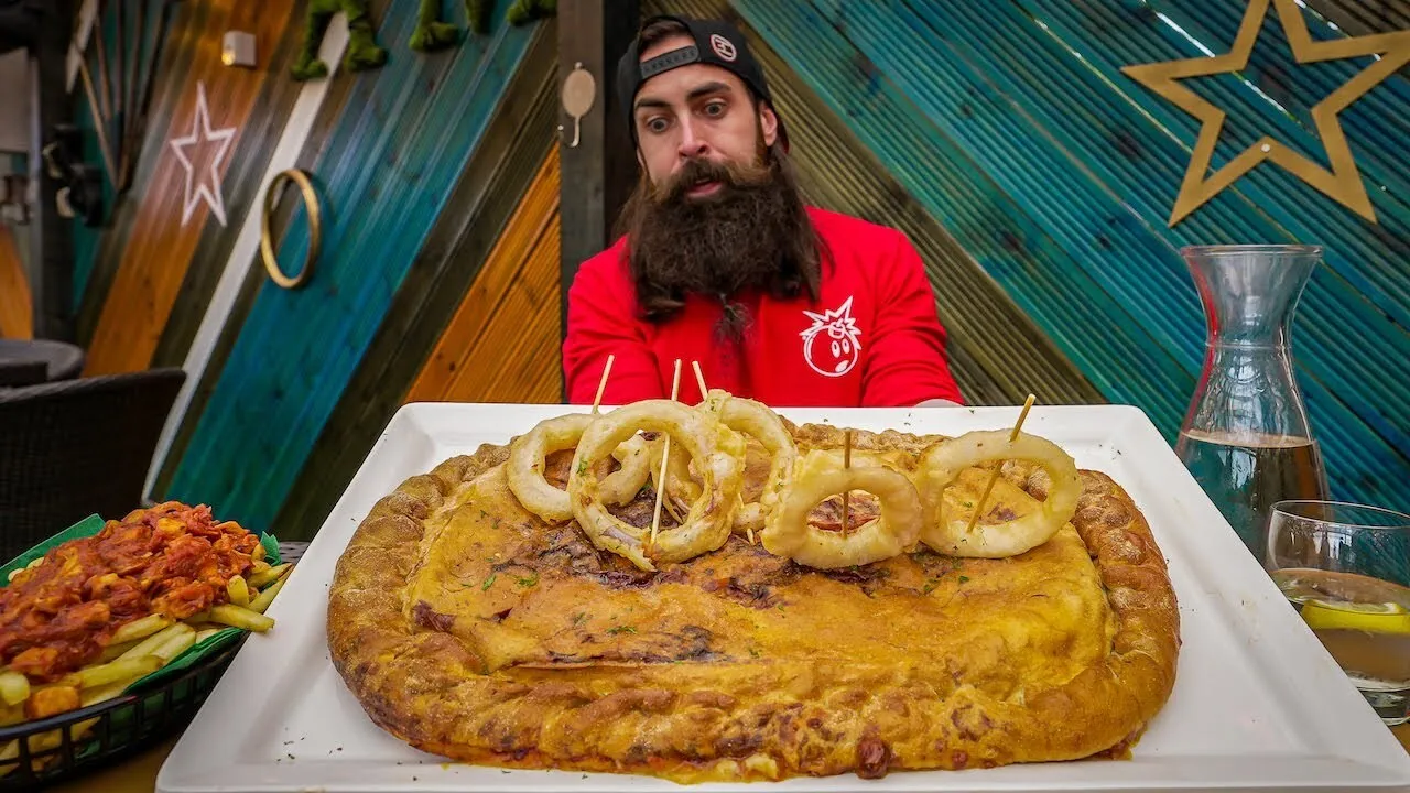 Thumbnail for the Olympic Calzone Challenge at Fletcher's Sports Bar video