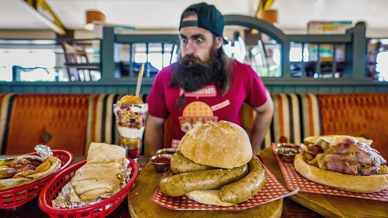 Thumbnail for the Big Breakfast Challenge at Hungry Horse video