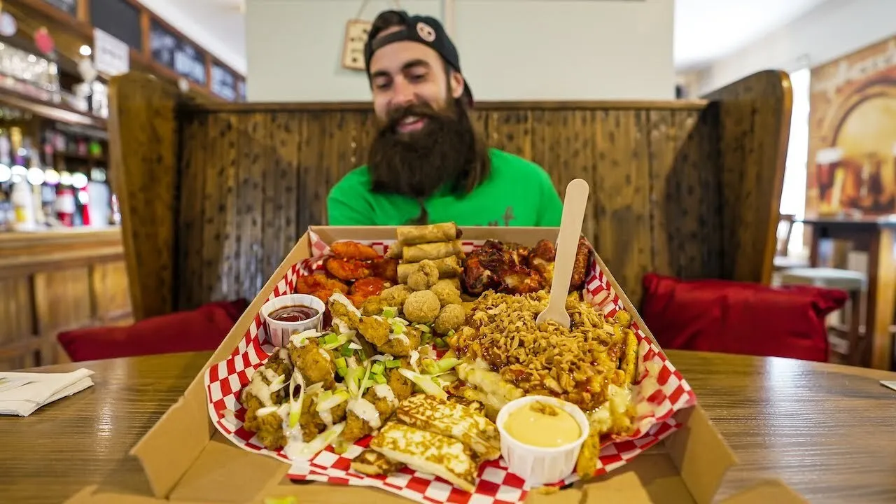 Thumbnail for the Chicken Box Challenge at The New Inn video