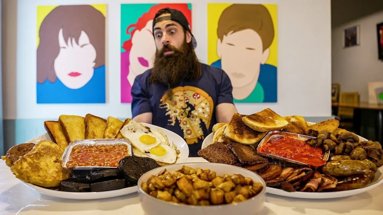 Thumbnail for the 50 Item Fry up Challenge at Breakfast Club video