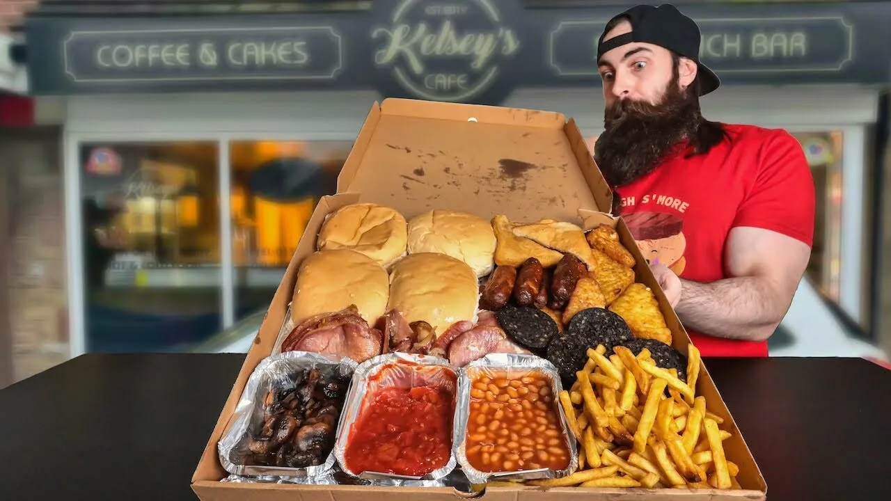 Thumbnail for the Ultimate Breakfast Box Challenge at Kelsey's Coffee Shop video