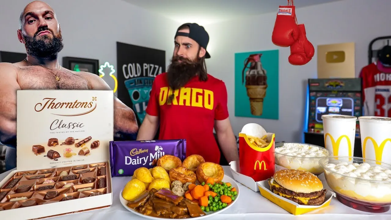 Thumbnail for the Tyson Fury's Cheat Day Challenge at Beard HQ video