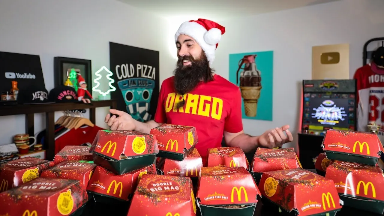 Thumbnail for the McDonald's Double Big Mac Challenge at Beard HQ video