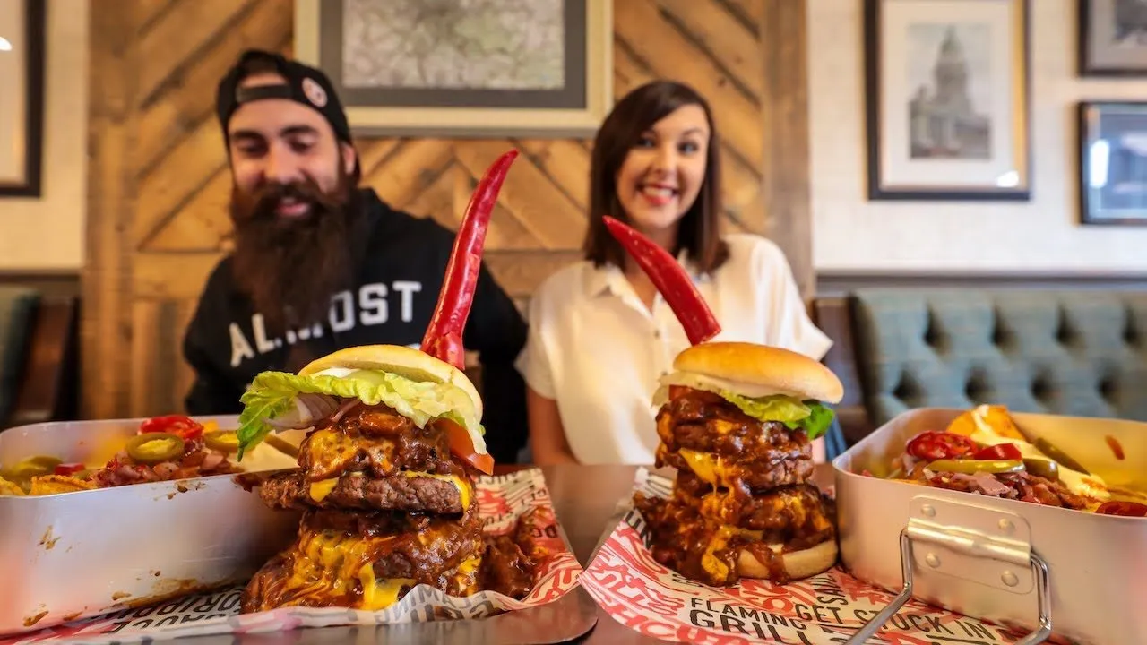 Thumbnail for the The Big Mexican Challenge at The Angel Inn video