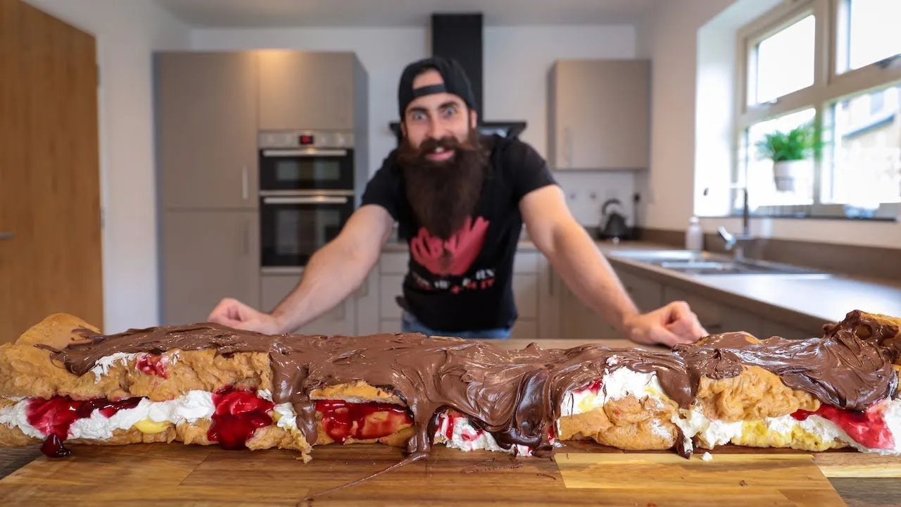 Thumbnail for the Chocolate Eclair Challenge at Beard HQ video