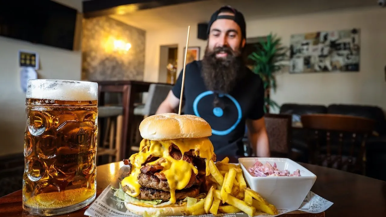 Thumbnail for the Bodacious Beer & Burger Challenge at The Rising Sun video