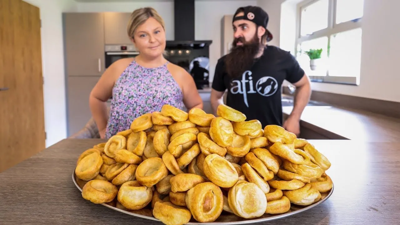 Thumbnail for the 200 Yorkshire Pudding Challenge at Beard HQ video