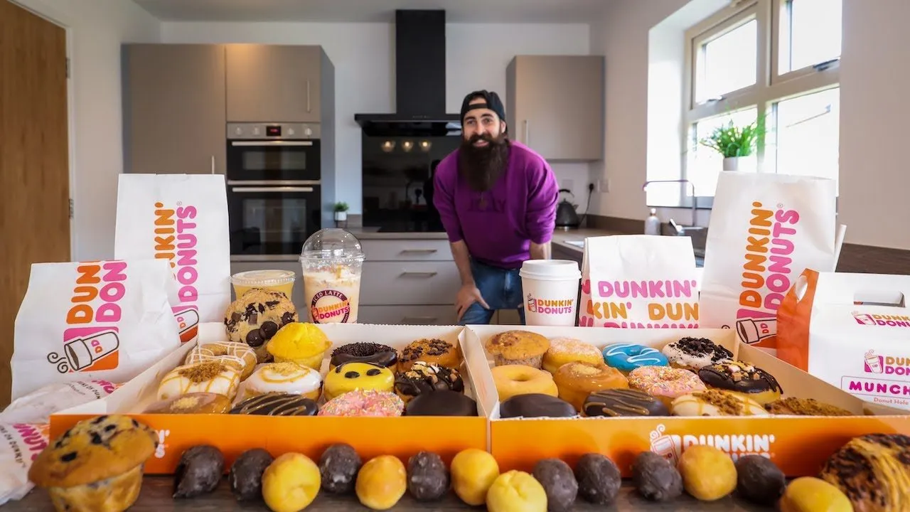 Thumbnail for the Entire Dunkin Donuts Menu Challenge at Beard HQ video