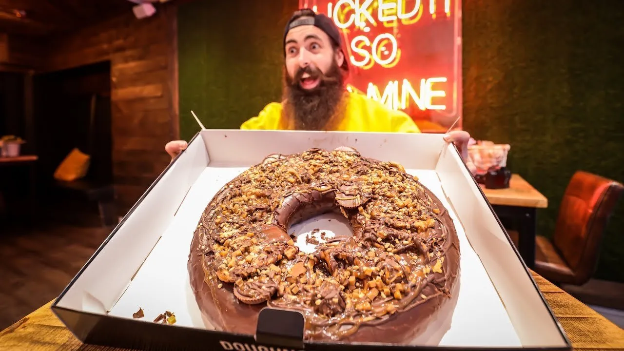 Thumbnail for the Britain's Biggest Donut Challenge at Doughnotts video