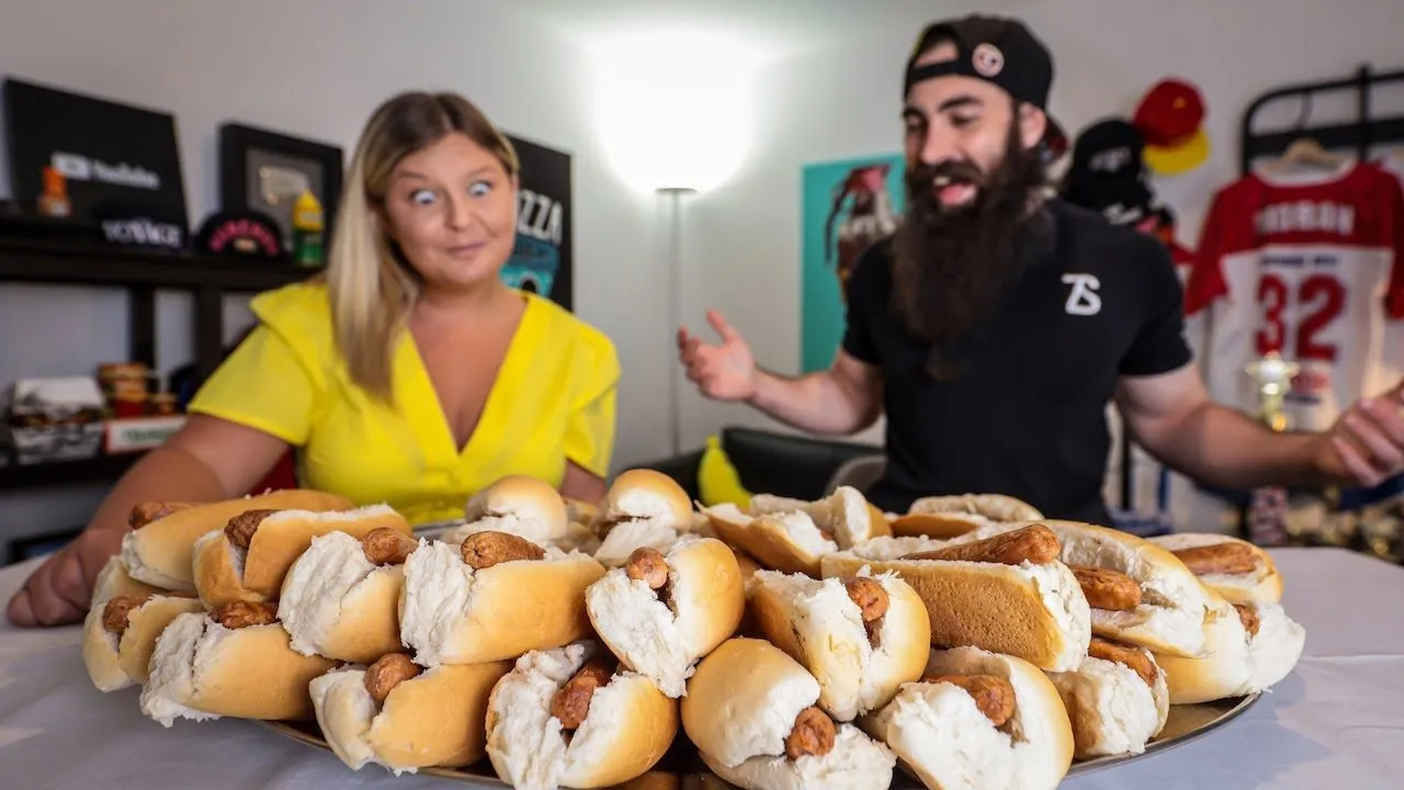 Thumbnail for the Hot Dog Contest Challenge at Beard HQ video