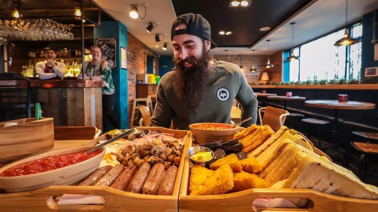 Thumbnail for the 41 Item Breakfast Challenge at Tap Haus video