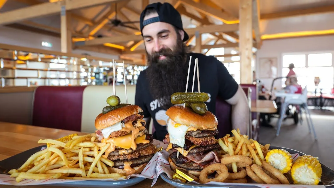 Thumbnail for the Flatliner Challenge at Seven Lakes Bar & Restaurant video