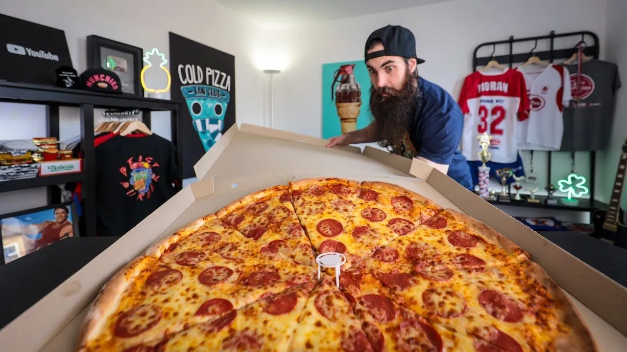 Thumbnail for the Biggest Pizza in Yorkshire Challenge at Beard HQ video