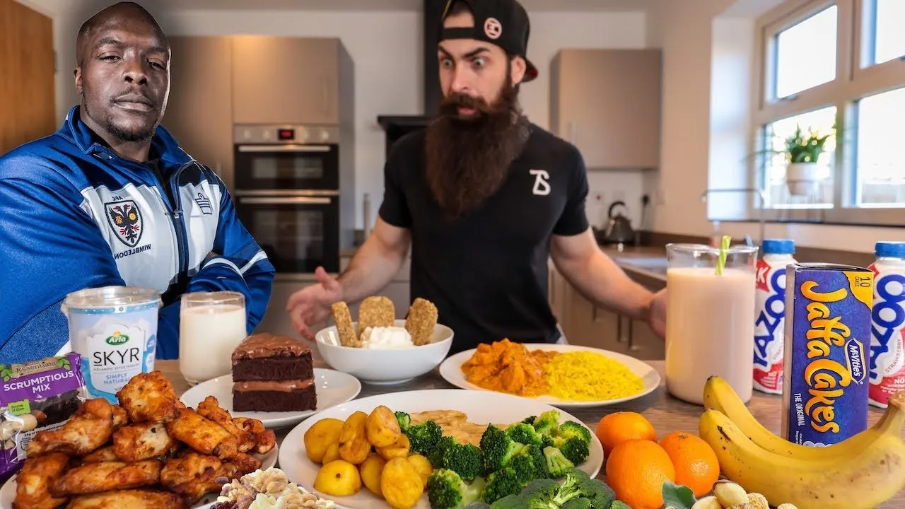 Thumbnail for the Adebayo 'The Beast' Akinfenwa's Daily Diet Challenge at Beard HQ video