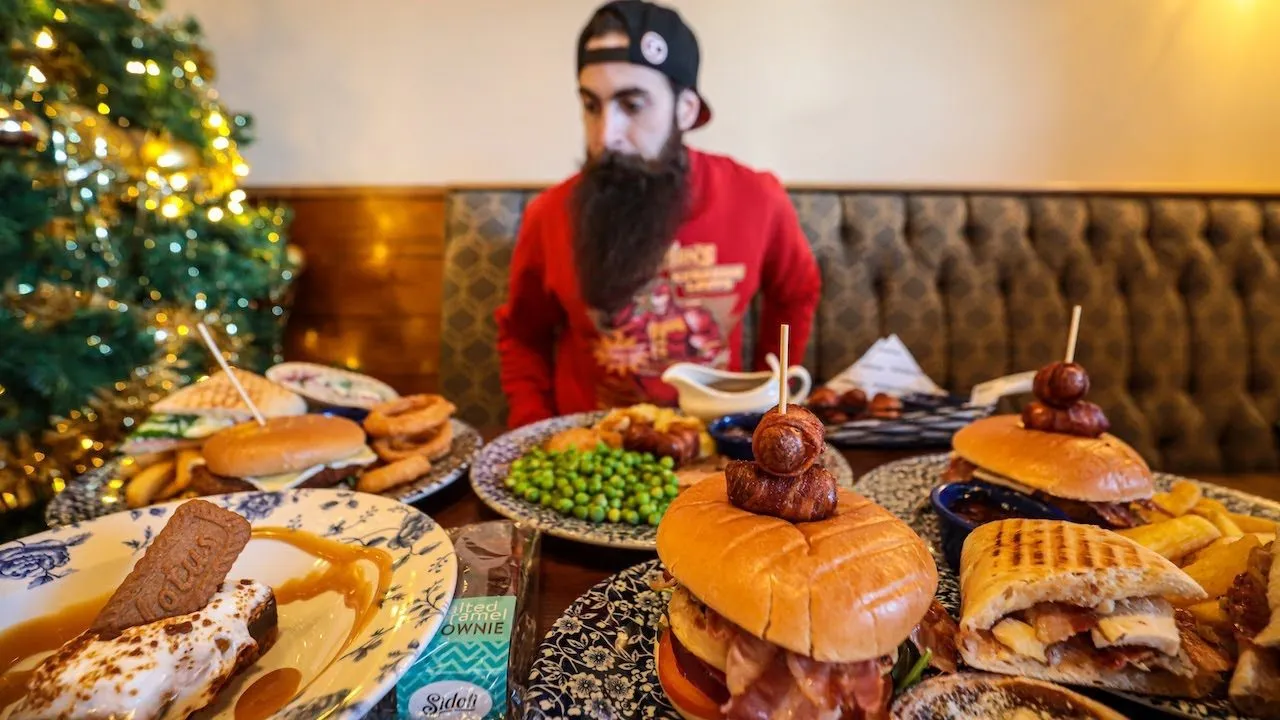 Thumbnail for the Entire Wetherspoon's Christmas Menu Challenge at Wetherspoon's video