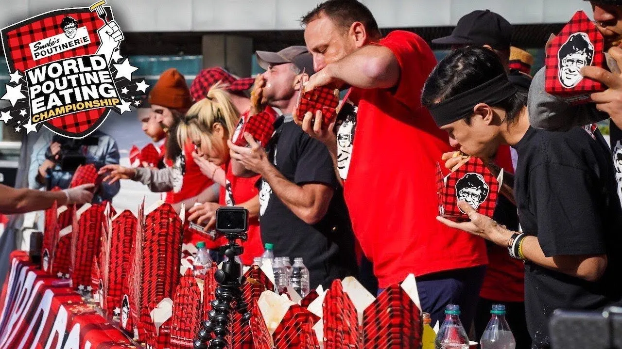 Thumbnail for the World Poutine Eating Championship Challenge at Yonge-Dundas Square video