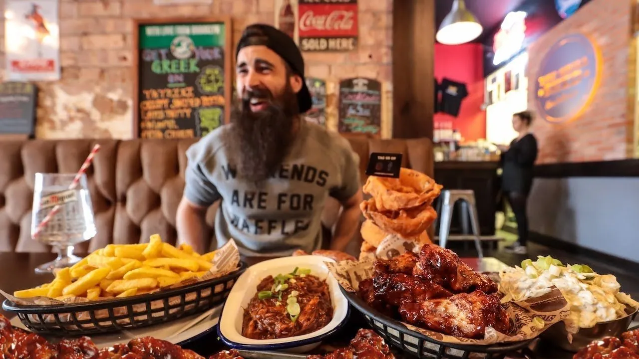 Thumbnail for the Flatliner Platter Challenge at The Grill Shed video