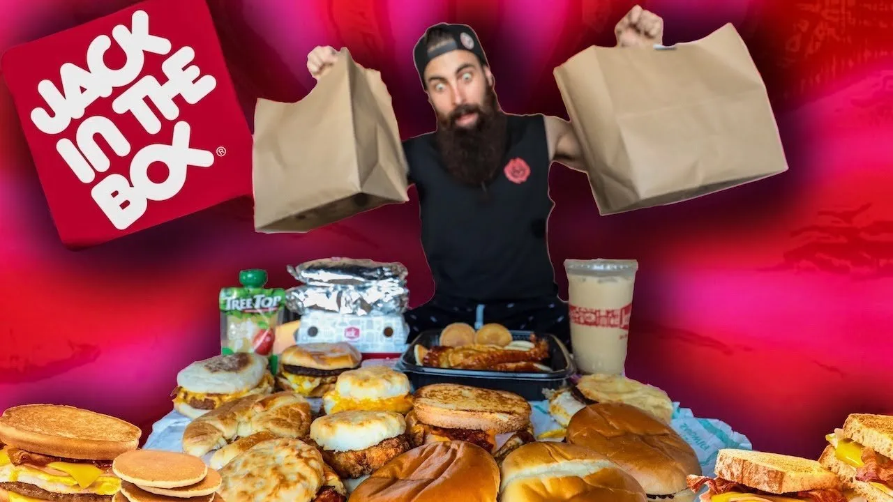 Thumbnail for the Jack in the Box Full Breakfast Menu Challenge at Jack in the Box video