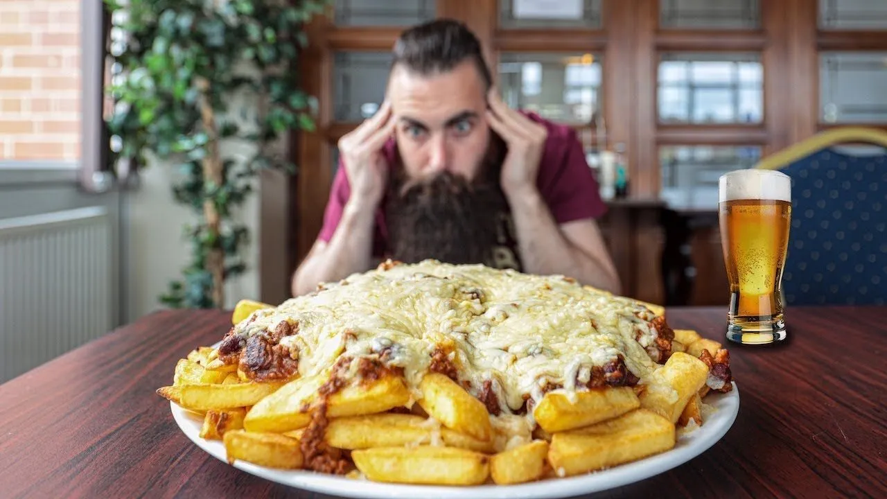 Thumbnail for the Cheesy Chilli Chips Challenge at Pack Horse Inn video