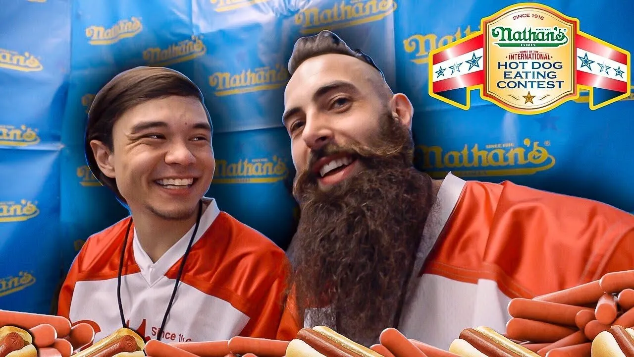 Thumbnail for the Nathan's Famous Hot Dog Contest Challenge at Coney Island video