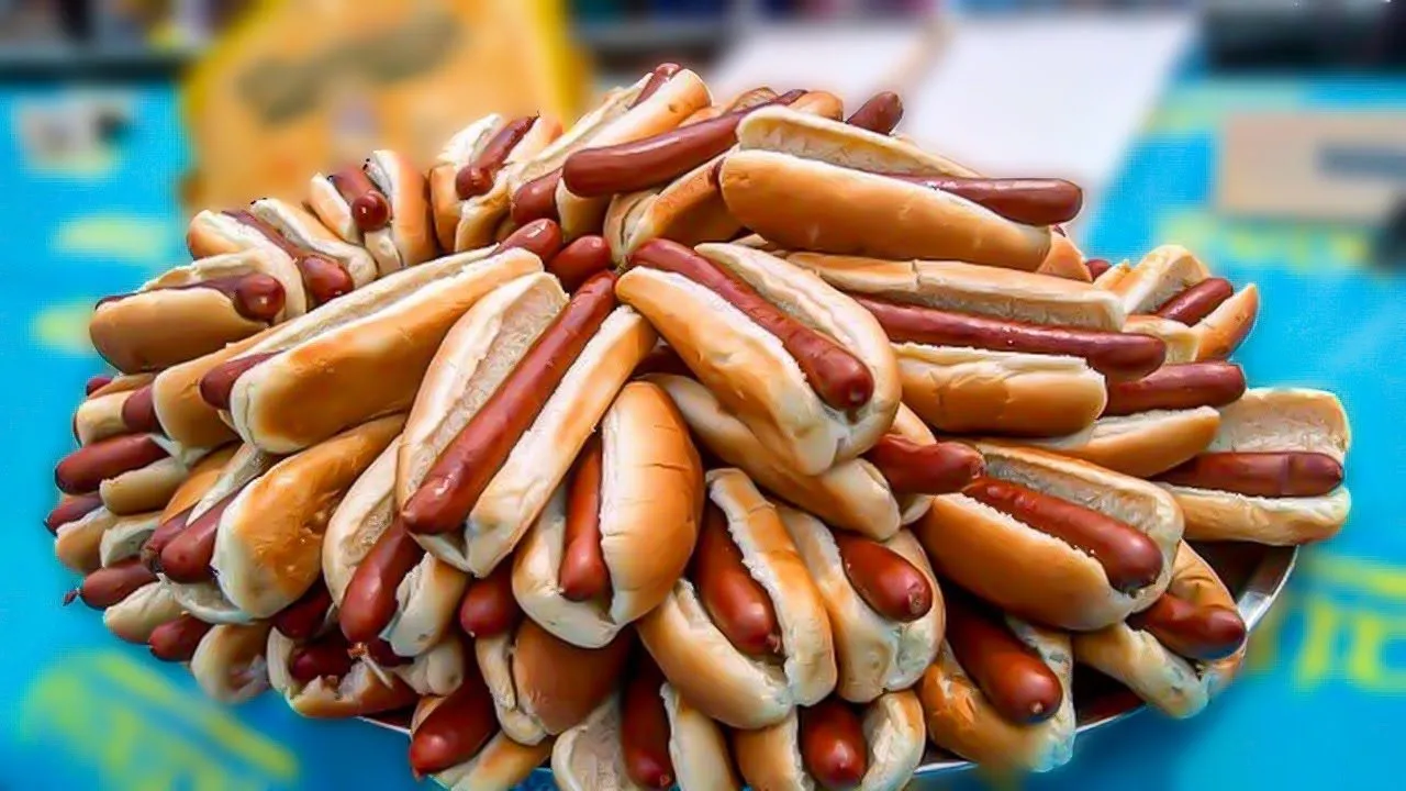 Thumbnail for the Nathan's Famous Hot Dog Eating Contest Qualifier Challenge at Coney Island video