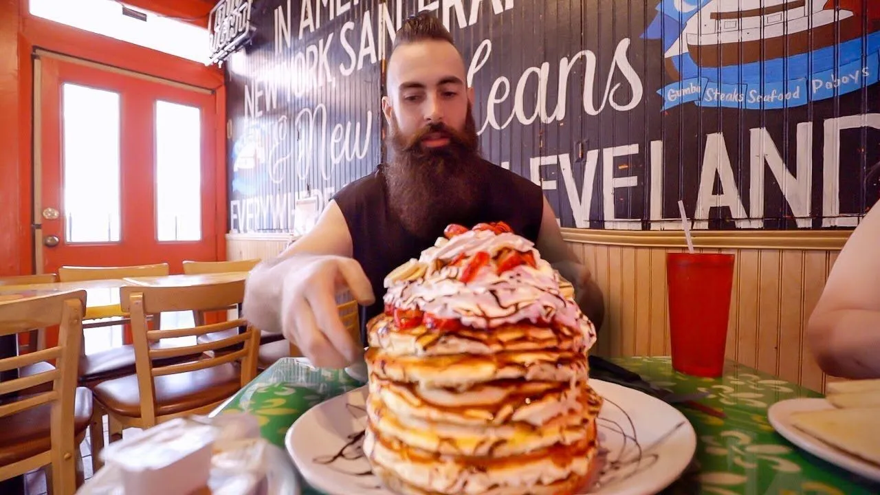 Thumbnail for the New Orleans' Biggest Pancake Challenge at Oceana Grill video