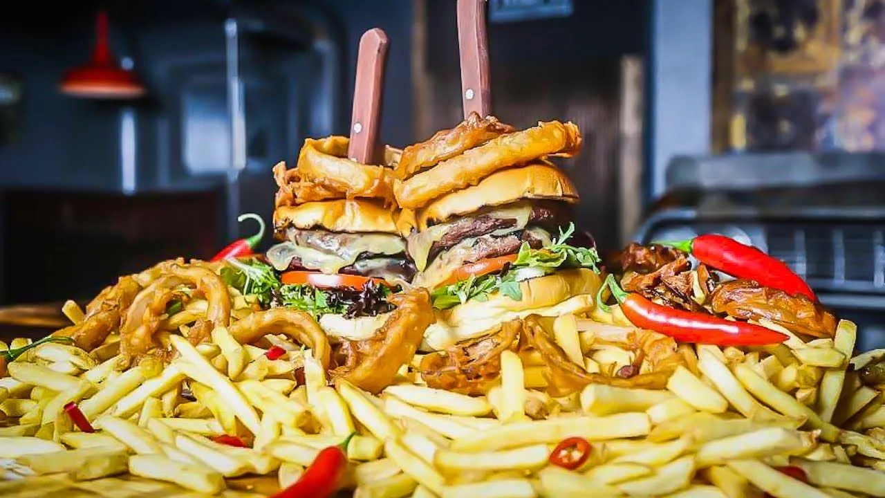 Thumbnail for the Burger Challenge at Firepit video