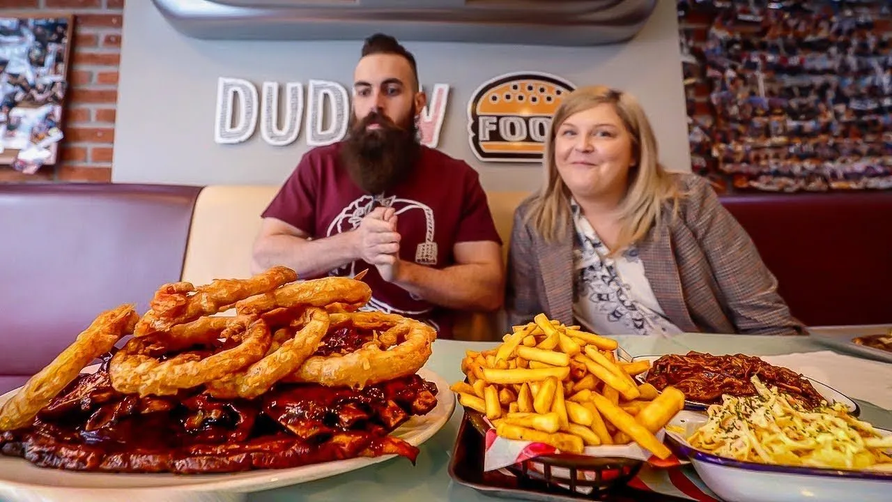 Thumbnail for the Sasquatch Platter Challenge at Dude vs. Food video