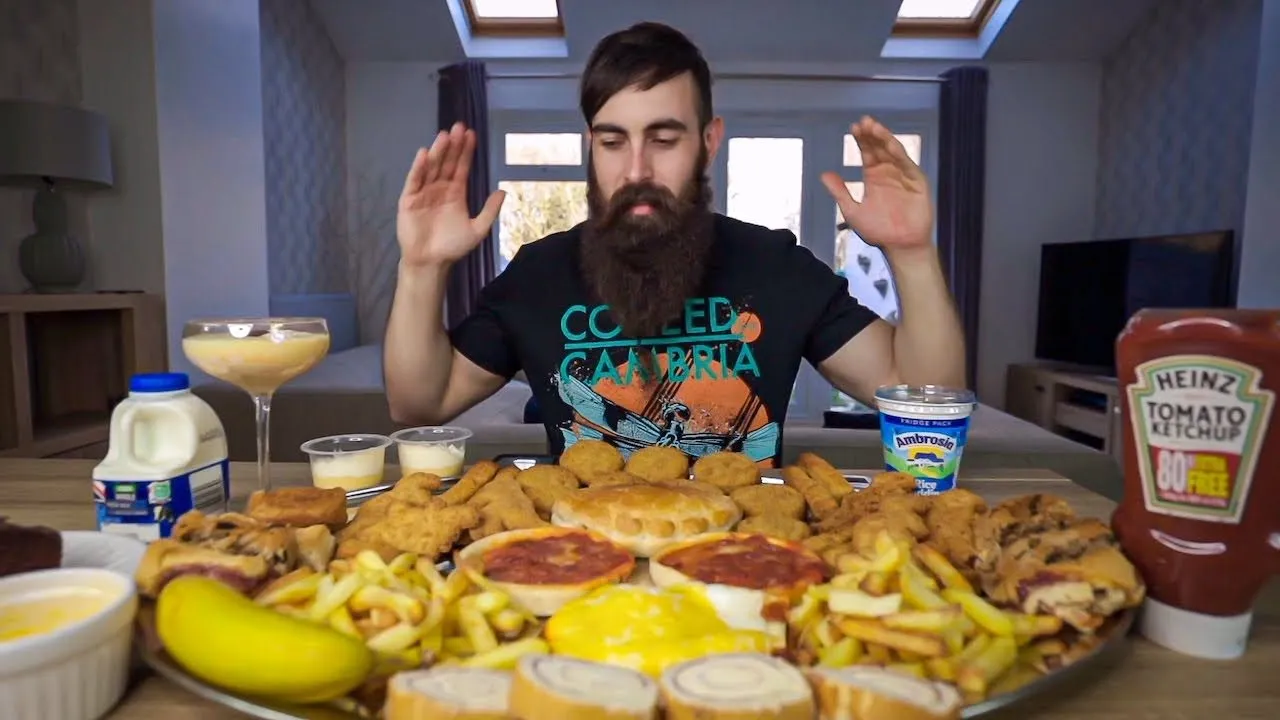 Thumbnail for the Retro 90's Dinner Challenge at Beard HQ video
