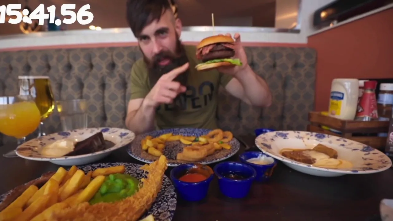 Thumbnail for the Wetherspoons Cheat Meal Challenge at The Winter Seam video