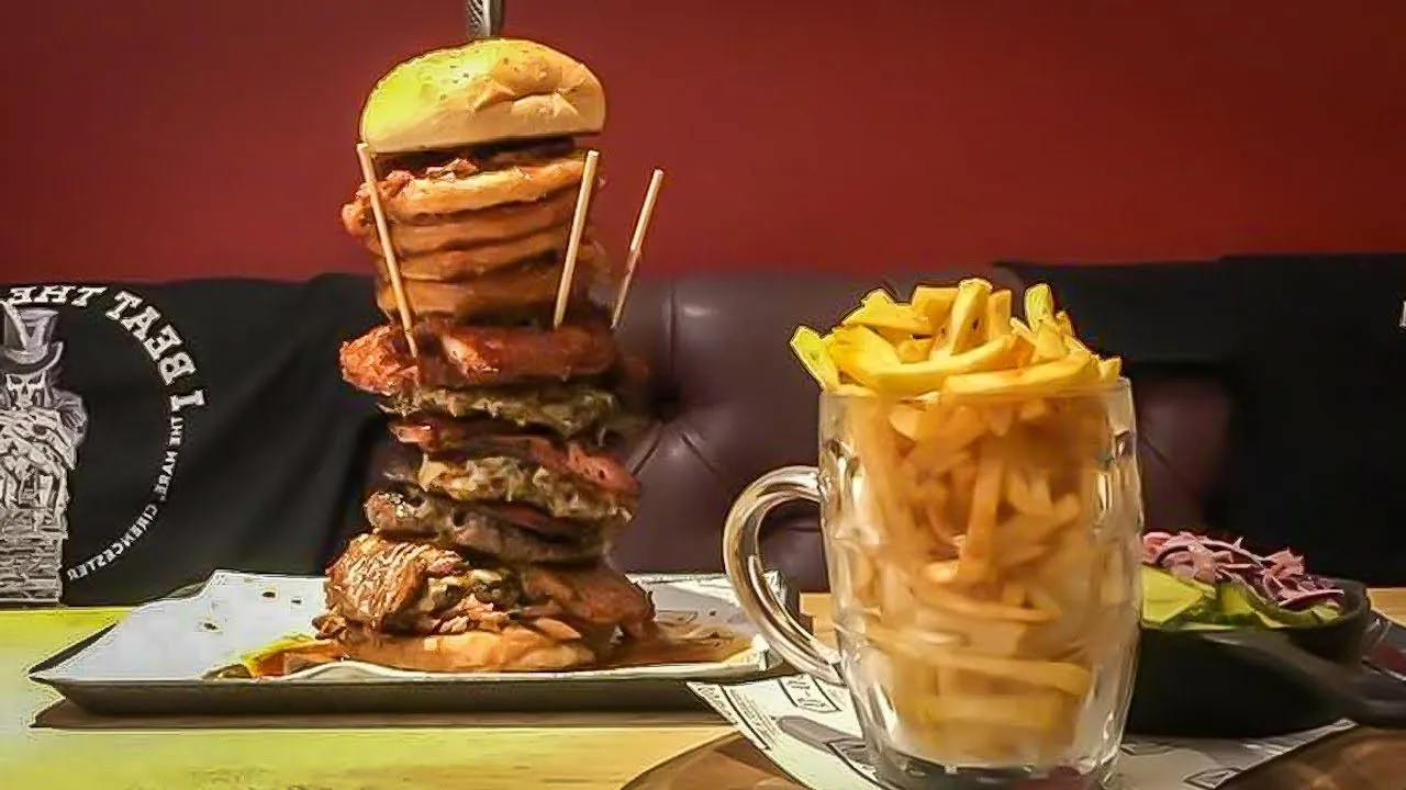 Thumbnail for the Kitchen Sink Burger Challenge at The Backyard BBQ video