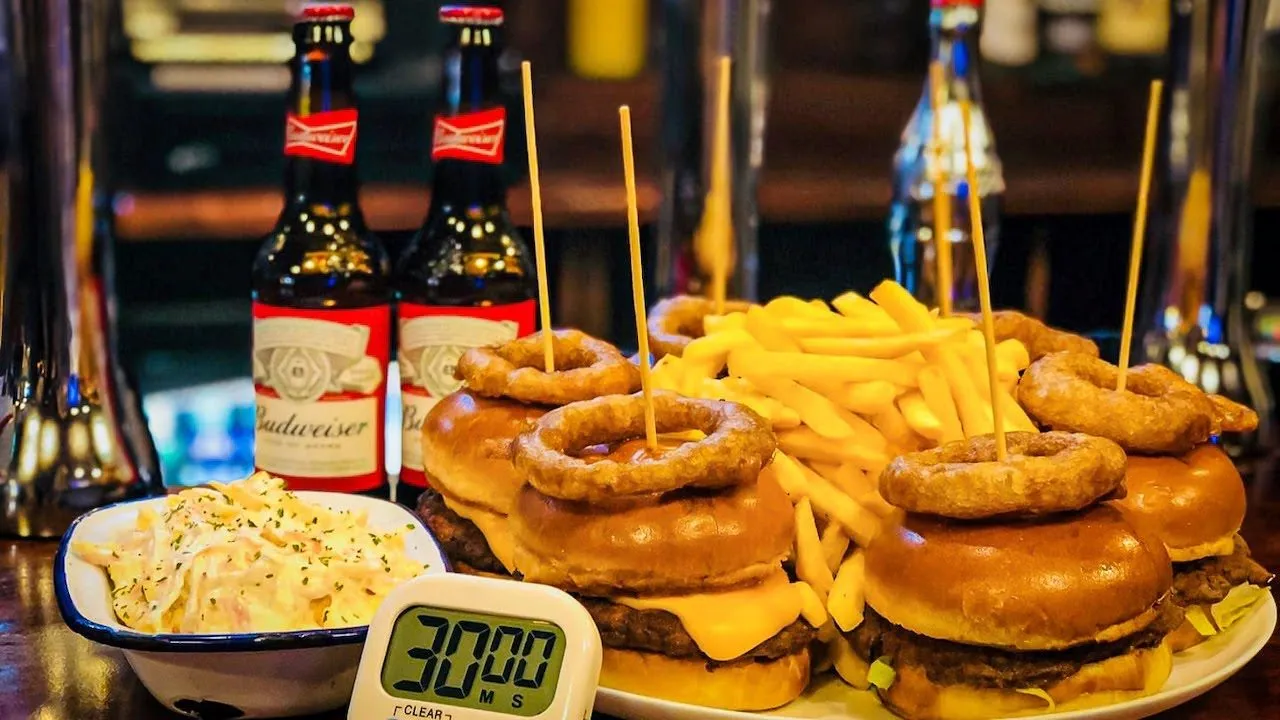 Thumbnail for the Mutant Sliders Challenge at Dude vs. Food video