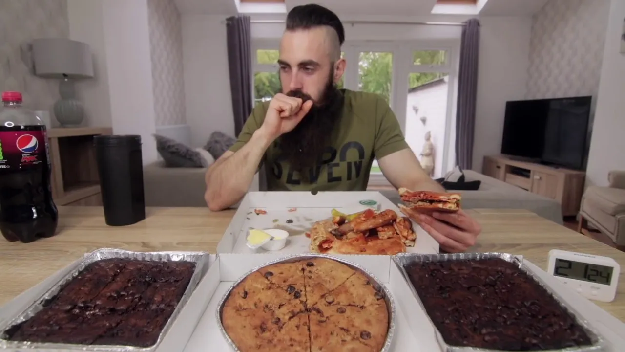 Thumbnail for the Brian Shaw's Cheat Meal Challenge at Beard HQ video