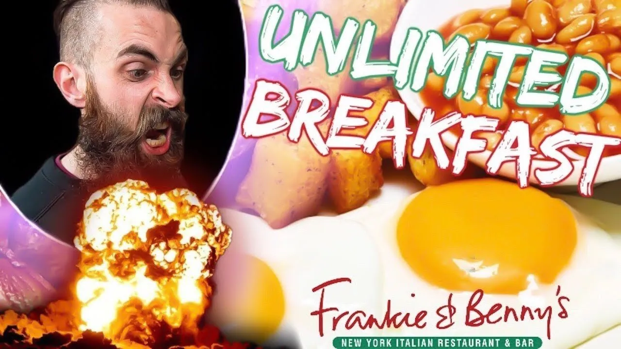 Thumbnail for the All You Can Eat Breakfast Challenge at Frankie & Benny's video