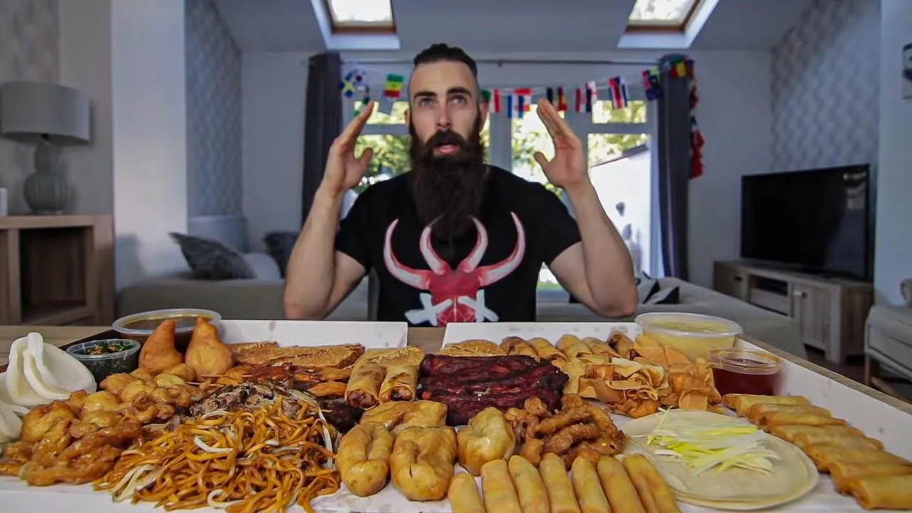 Thumbnail for the Biggest Chinese Munch Box Challenge at Beard HQ video