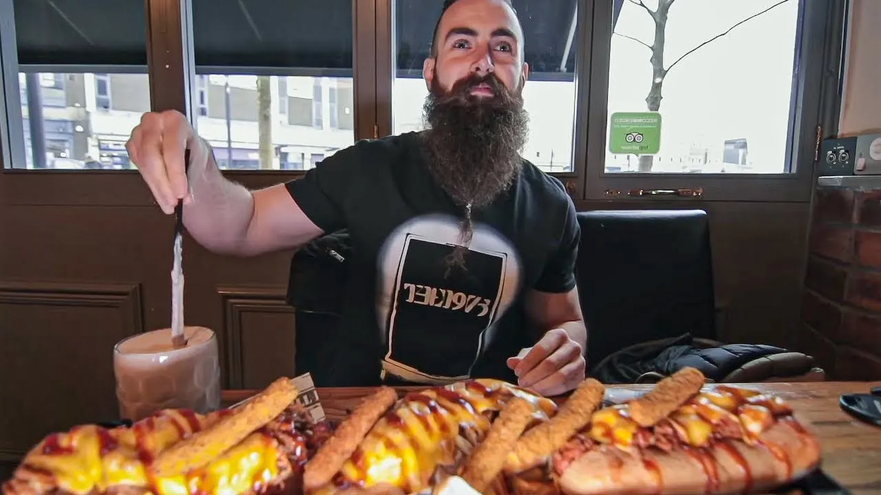 Thumbnail for the Hot Dog Challenge at The Grill Pit video