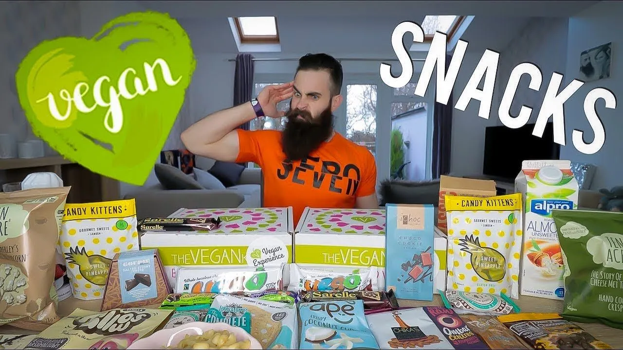 Thumbnail for the Vegan Snack Box Challenge at Beard HQ video