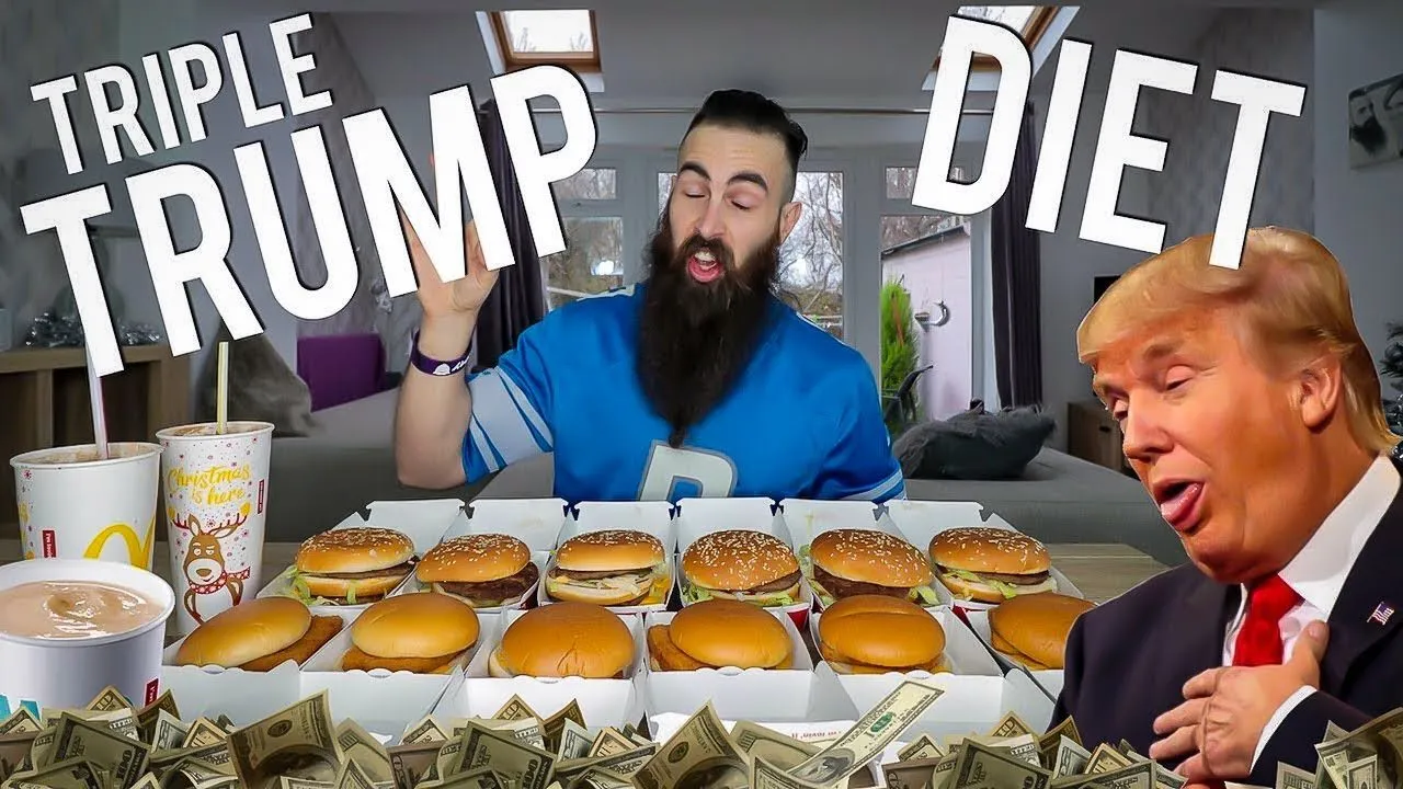 Thumbnail for the Triple Trump Diet Challenge at Beard HQ video