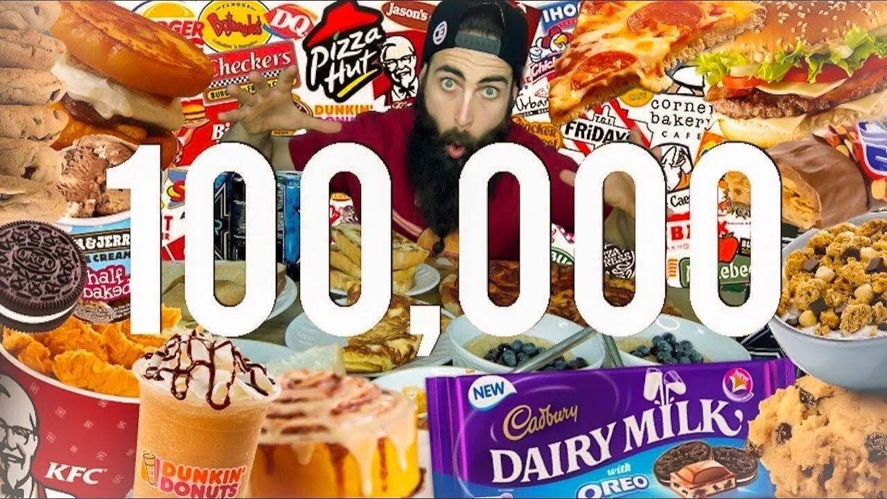 Thumbnail for the 100,000 Calories Challenge at Beard HQ video
