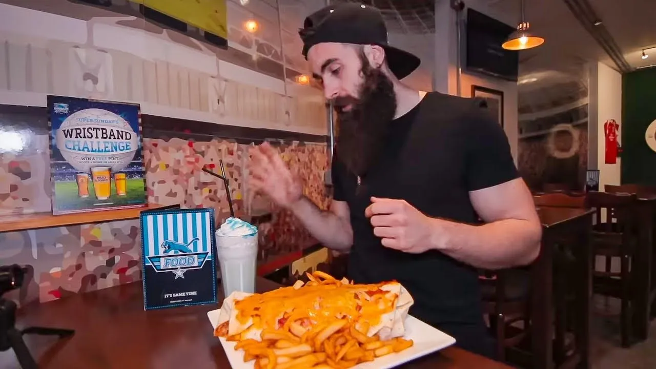 Thumbnail for the Freddy Cougar's Big Bad Burrito Challenge at Cougars Sports Bar video