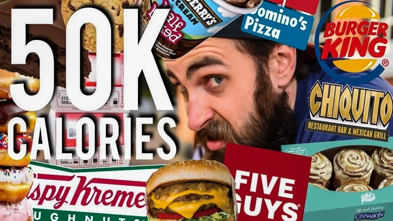 Thumbnail for the 50,000 Calorie Challenge at Beard HQ video