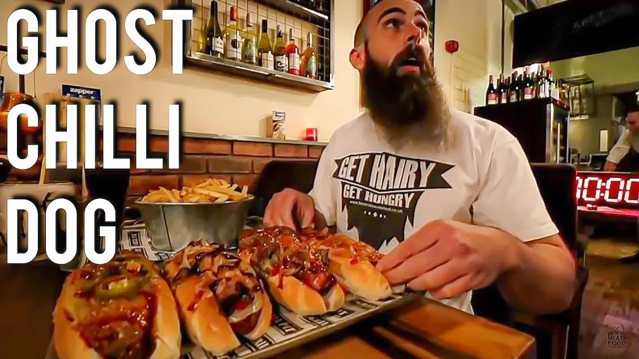 Thumbnail for the Ghost Chilli Dog Challenge at The Grill Pit video